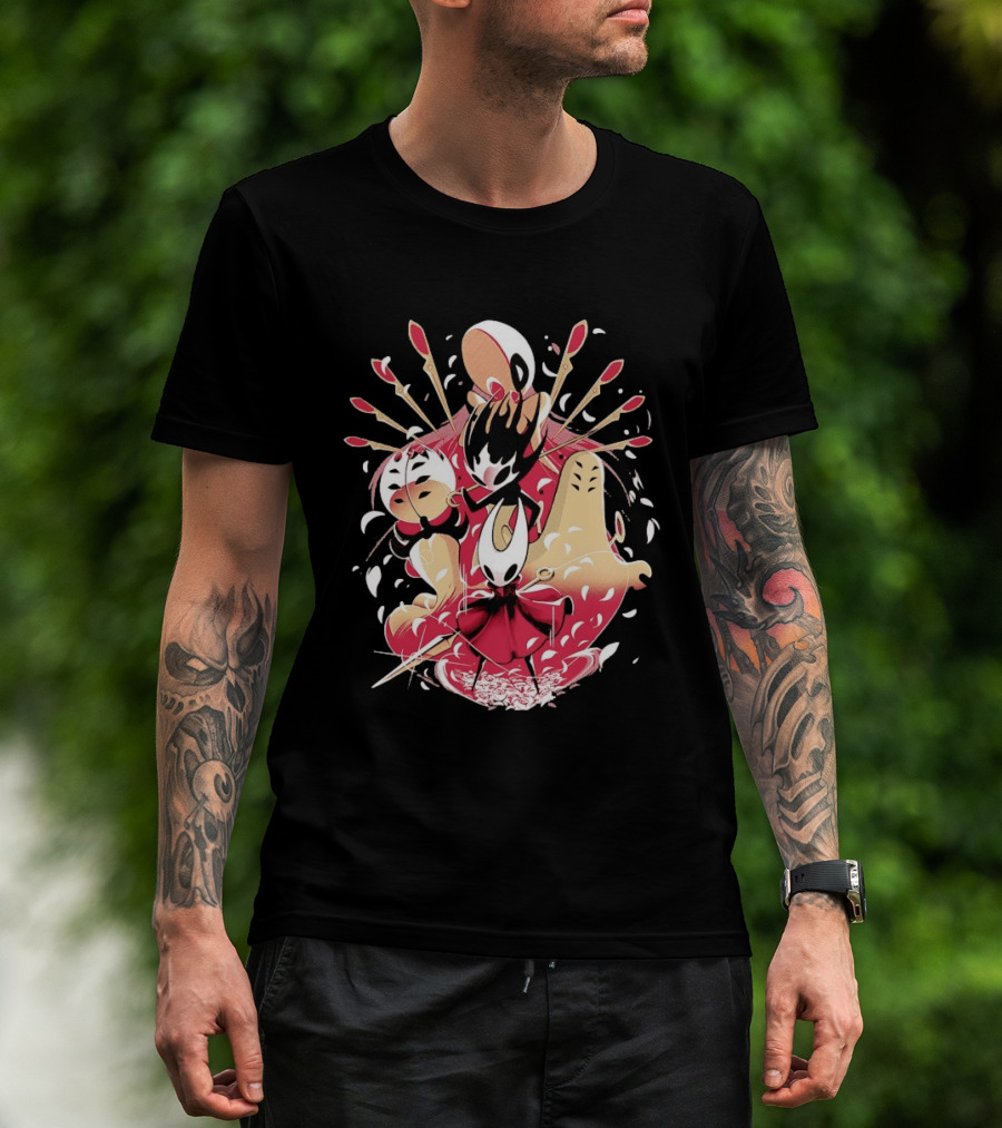Hollow Knight Silksong Silk Showdown Hornet Needle Battle T-Shirt