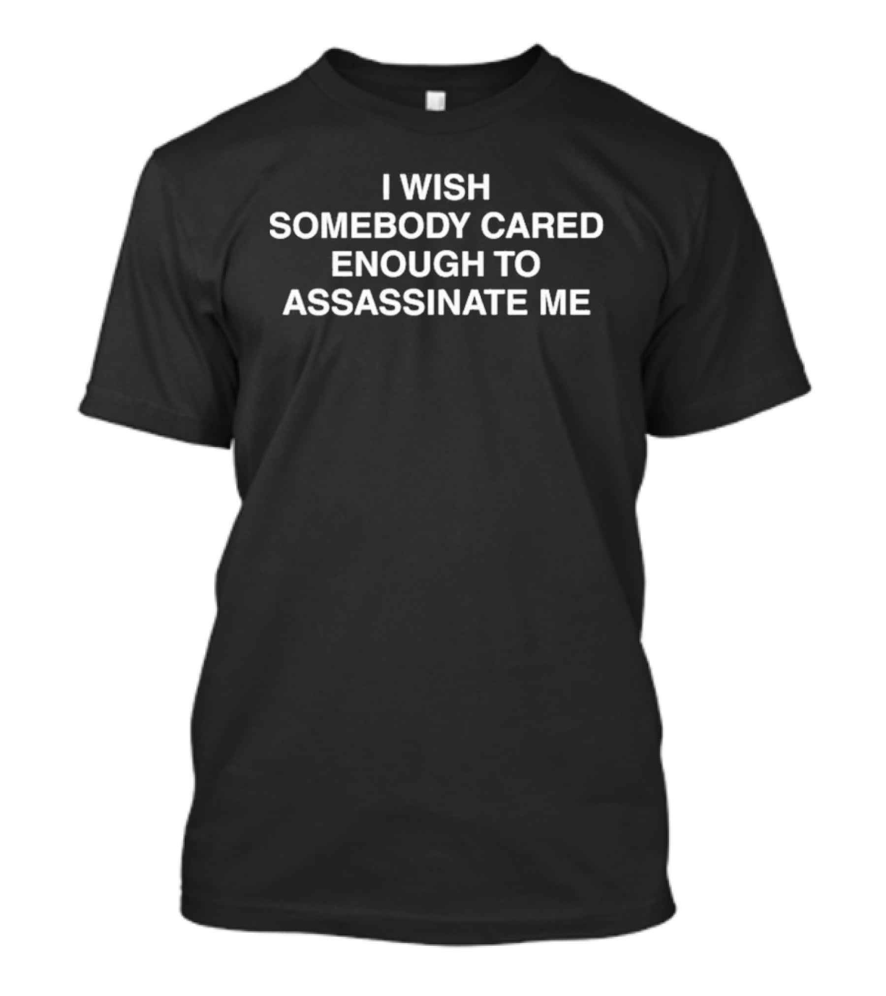 I Wish Somebody Cared Enough To Assassinate Me T-Shirt