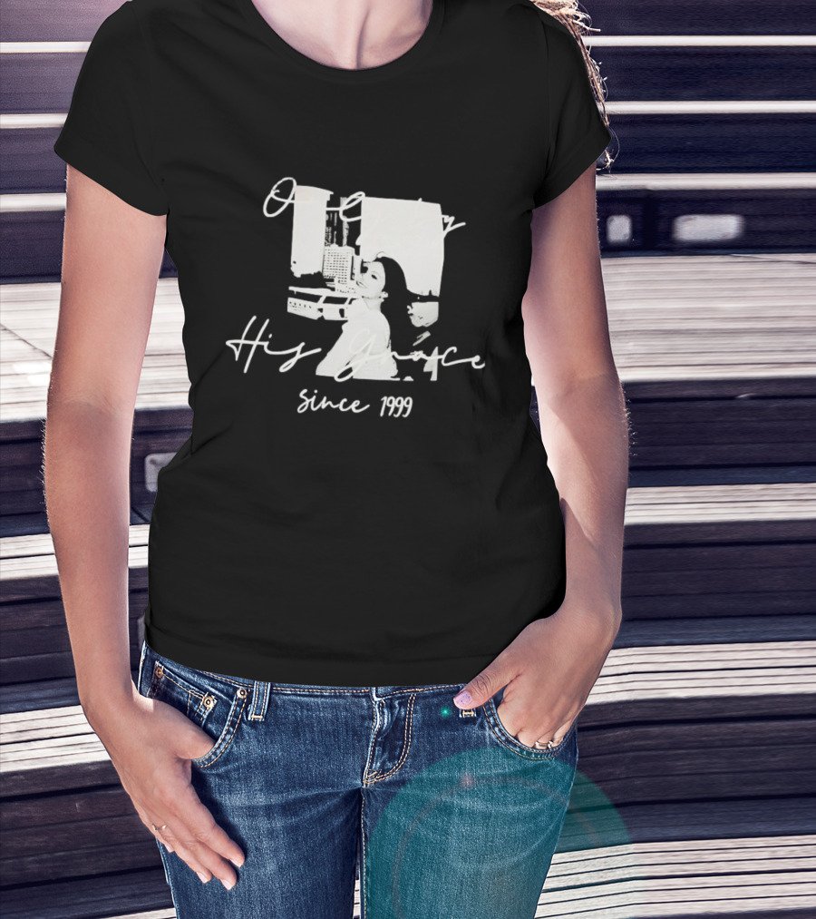 Only By His Grace Since 1999 Vintage Style Retro Technology T-Shirt