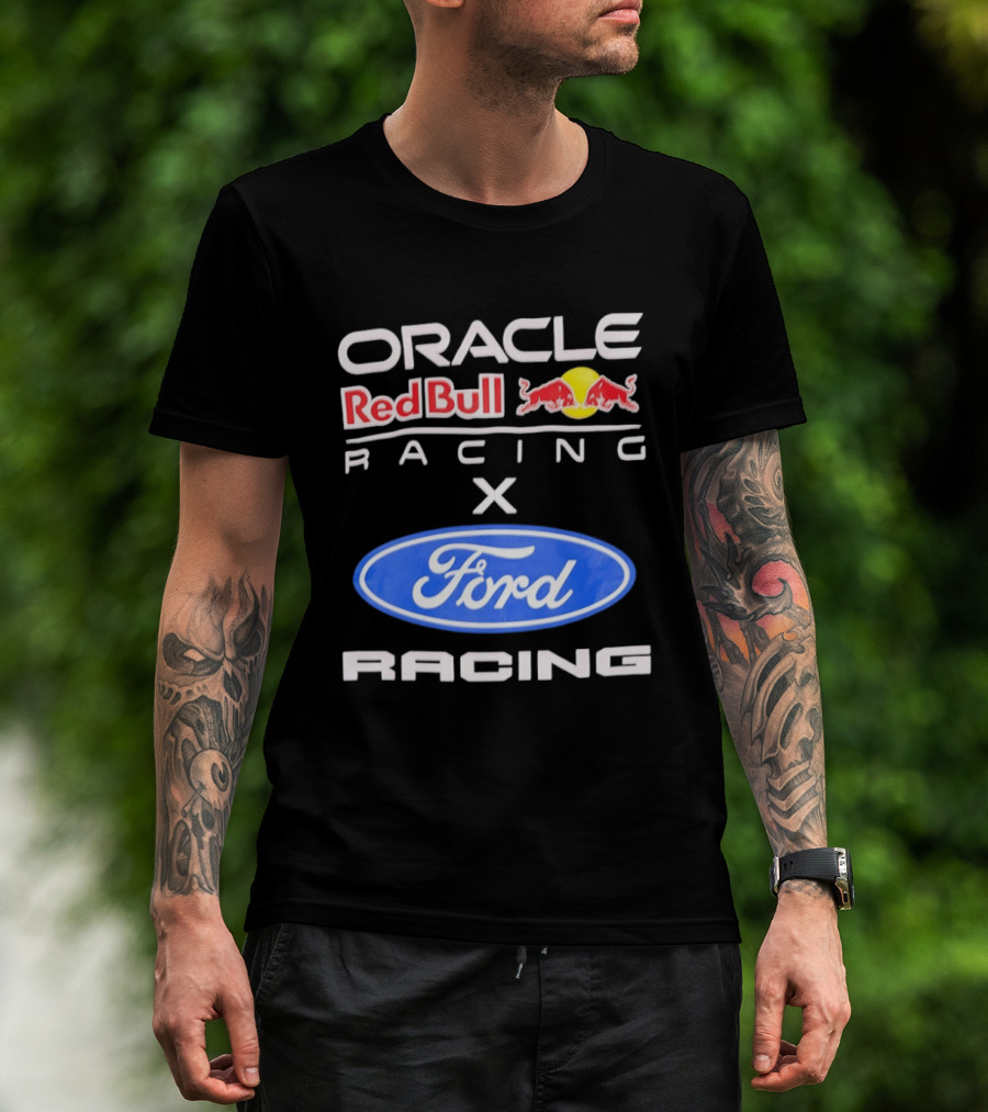 Oracle Red Bull Racing X Ford Racing Formula 1 Collaboration T-Shirt
