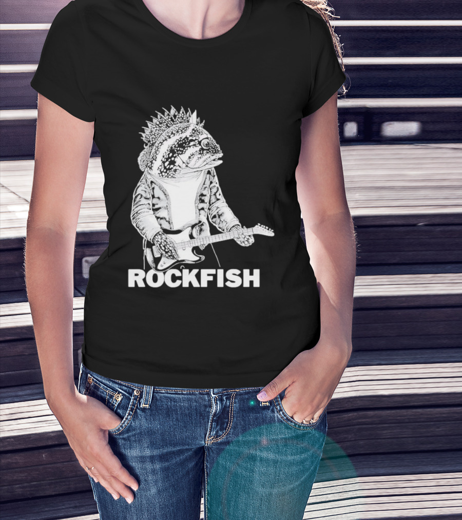 Rockfish Jacket Electric Guitar Performance T-Shirt