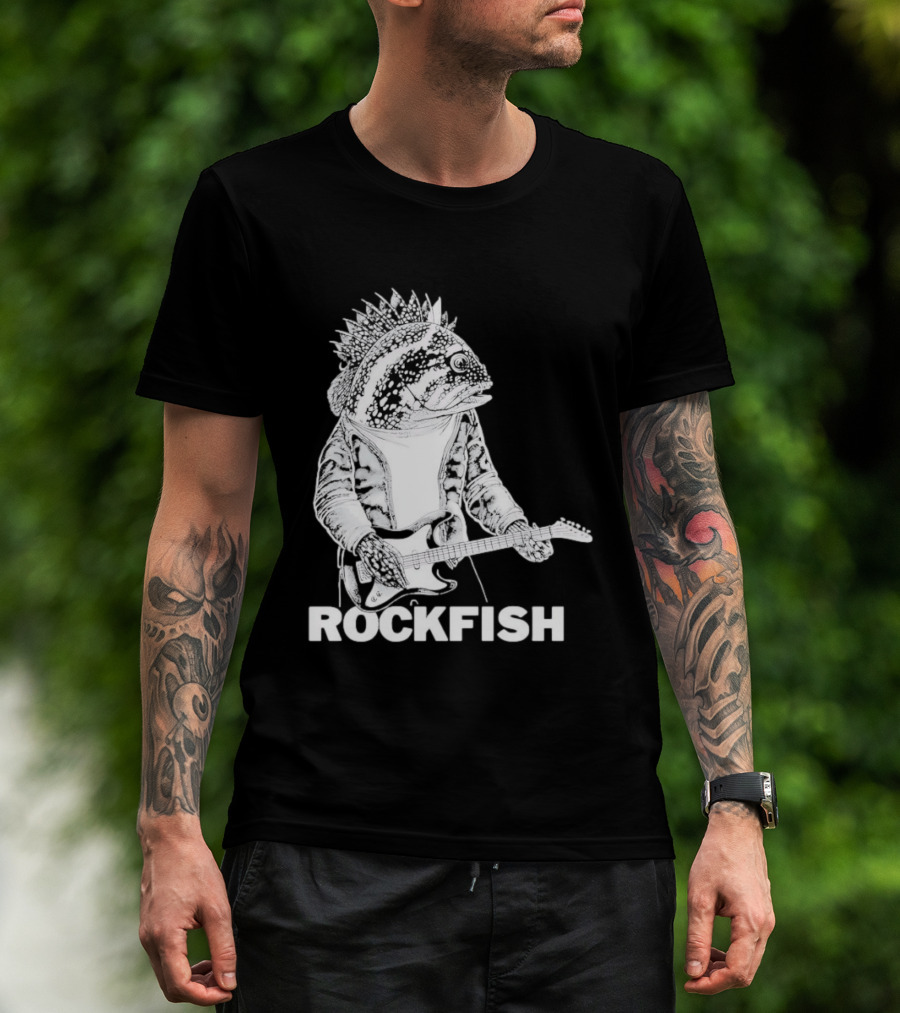 Rockfish Jacket Electric Guitar Performance T-Shirt