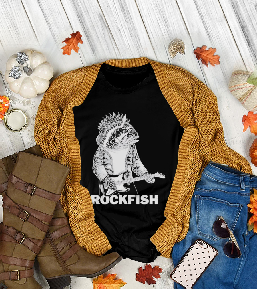 Rockfish Jacket Electric Guitar Performance T-Shirt
