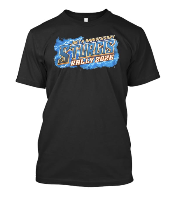 86th Anniversary Sturgis Rally 2026 Lightning T-Shirt