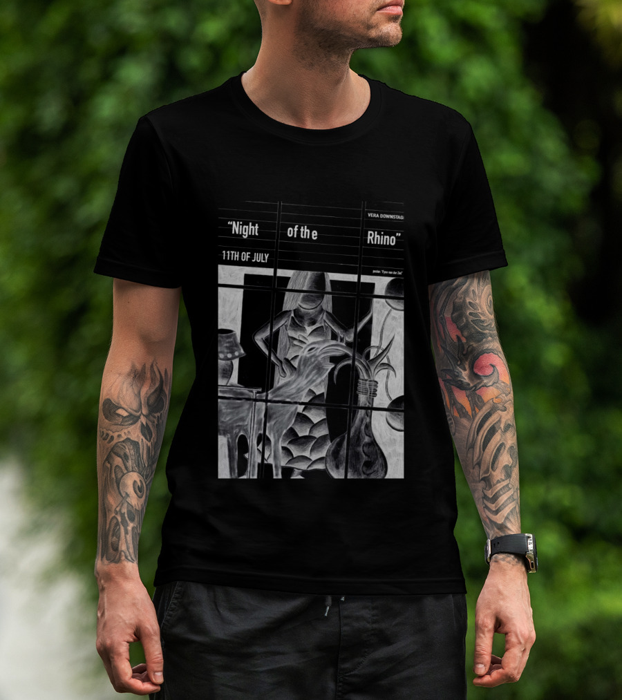Night Of The Rhino 11th Of July Vera Downstage Groningen Netherlands Fynn Van Der Ziel T-Shirt