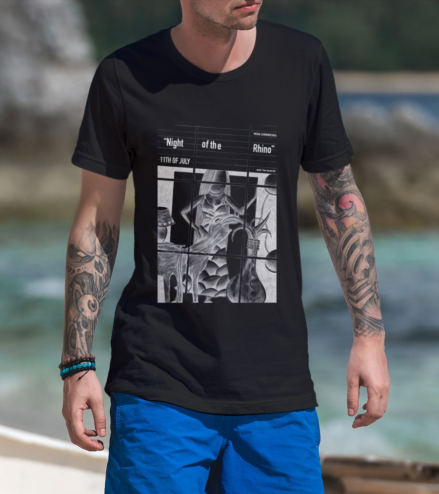 Night Of The Rhino 11th Of July Vera Downstage Groningen Netherlands Fynn Van Der Ziel T-Shirt