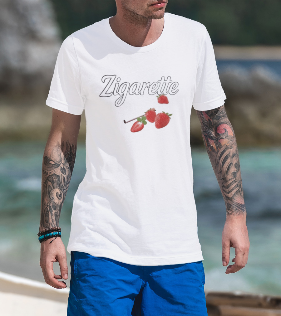 Versager Clothing Zigarette Strawberry Aesthetic T-Shirt