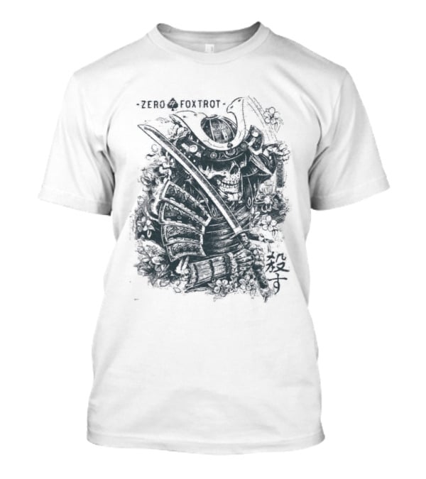 Zero Foxtrot Kill You Sword Skull T-Shirt