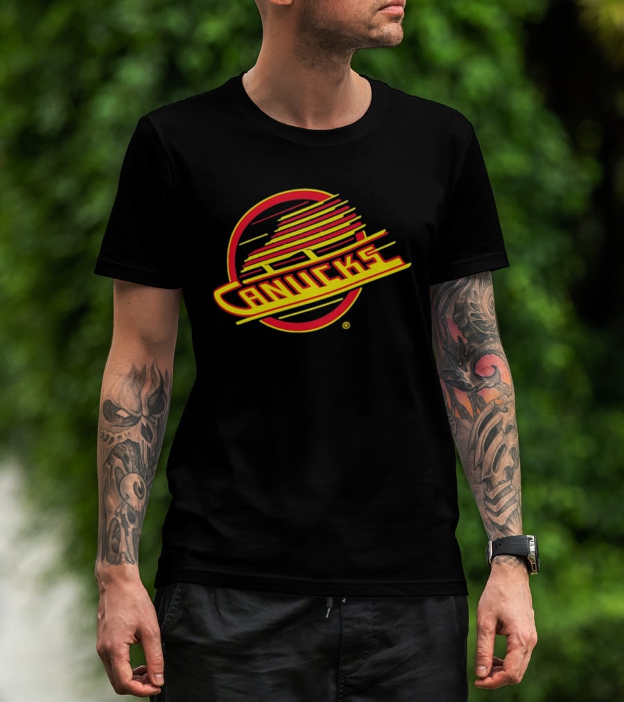 Vancouver Canucks Skate Logo NHL Hockey T-Shirt