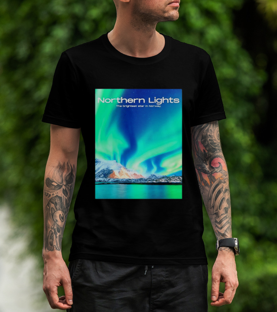 Northern Lights The Brightest Star In Norway T-Shirt