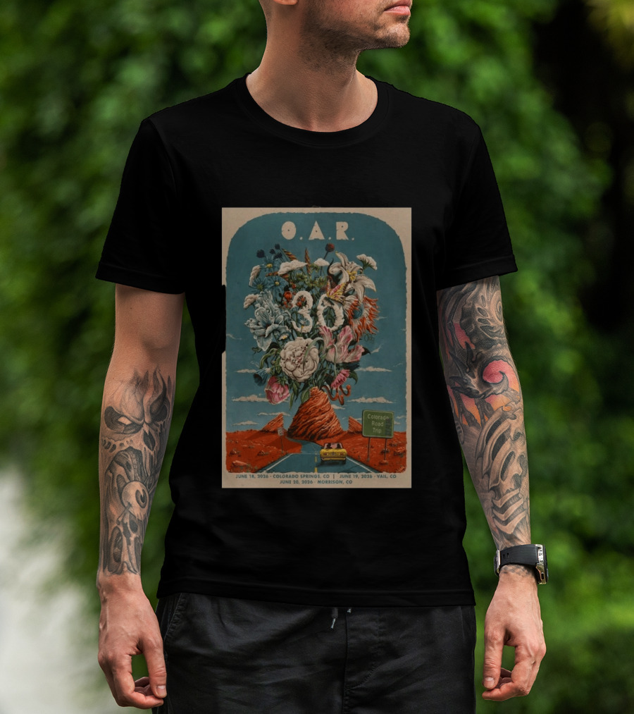O.A.R. Colorado Road Trip Tour Morrison June 20 2026 T-Shirt