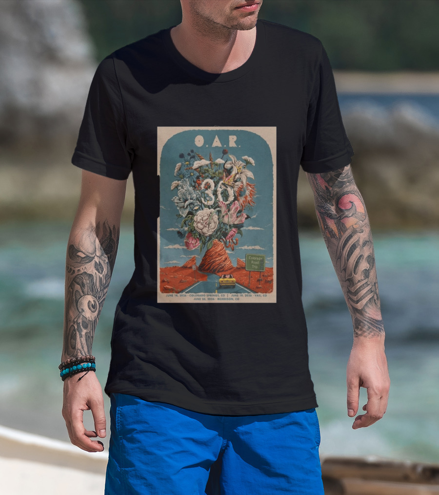O.A.R. Colorado Road Trip Tour Morrison June 20 2026 T-Shirt