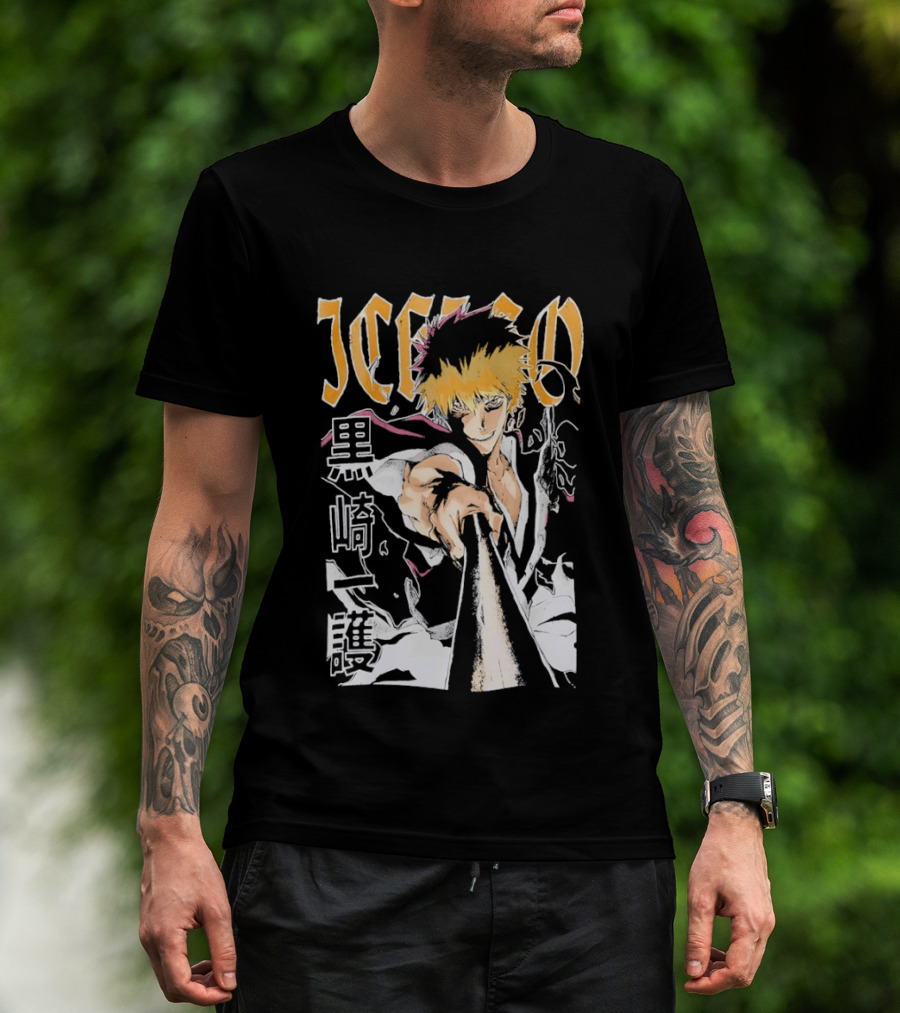 Ichigo Kurosaki Bleach Anime Bootleg Manga T-Shirt