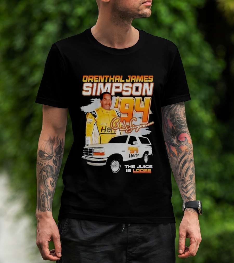 Orenthal James Simpson '94 The Juice Is Loose T-Shirt