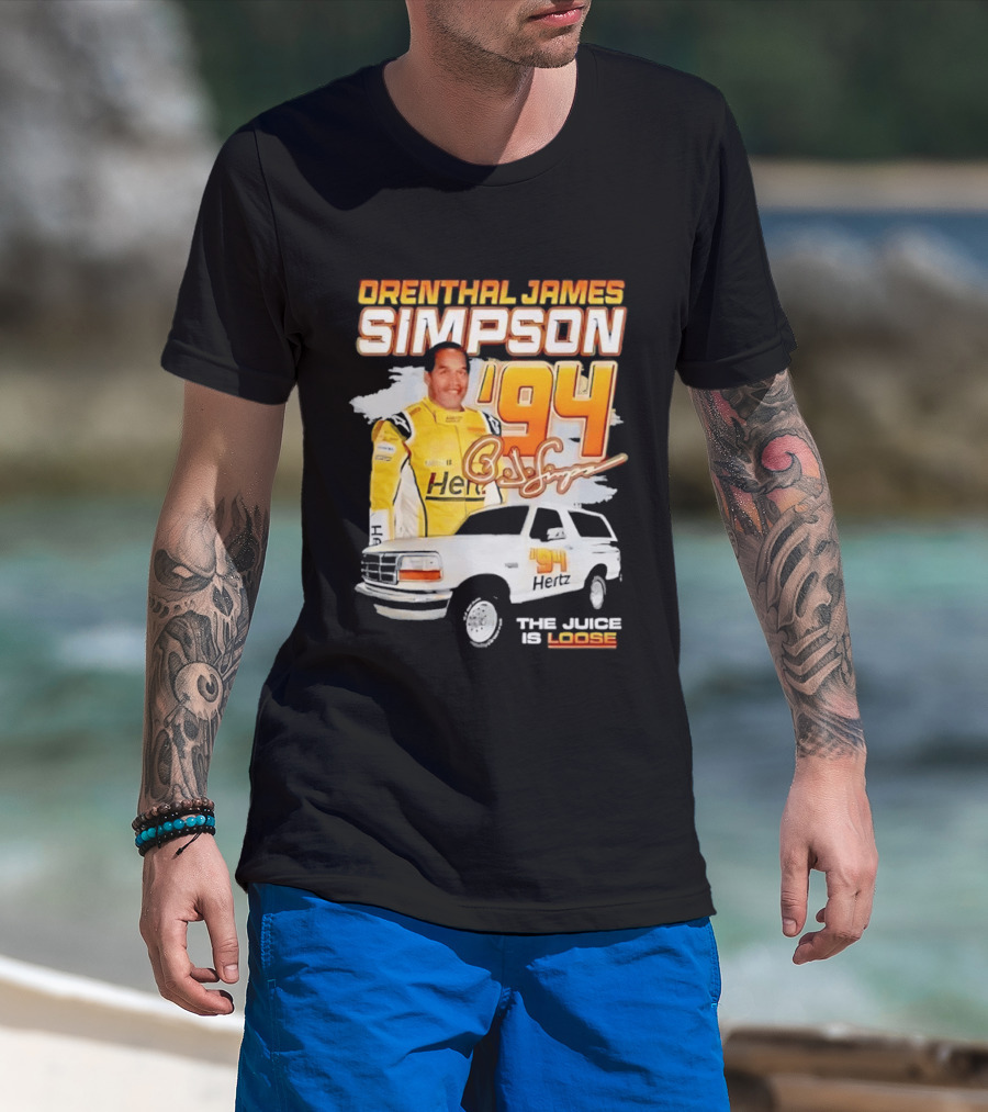 Orenthal James Simpson '94 The Juice Is Loose T-Shirt