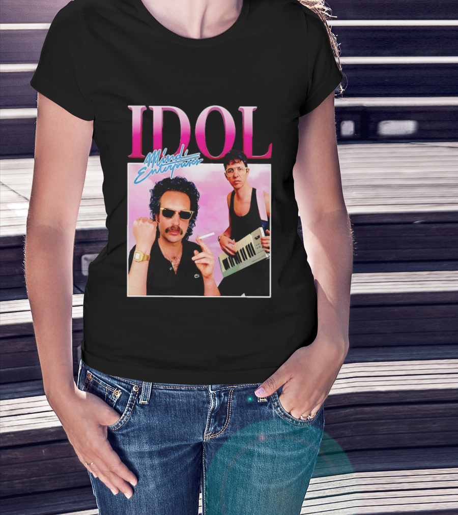 IDOL Mindi Enterprises Band Photo Retro 80s T-Shirt