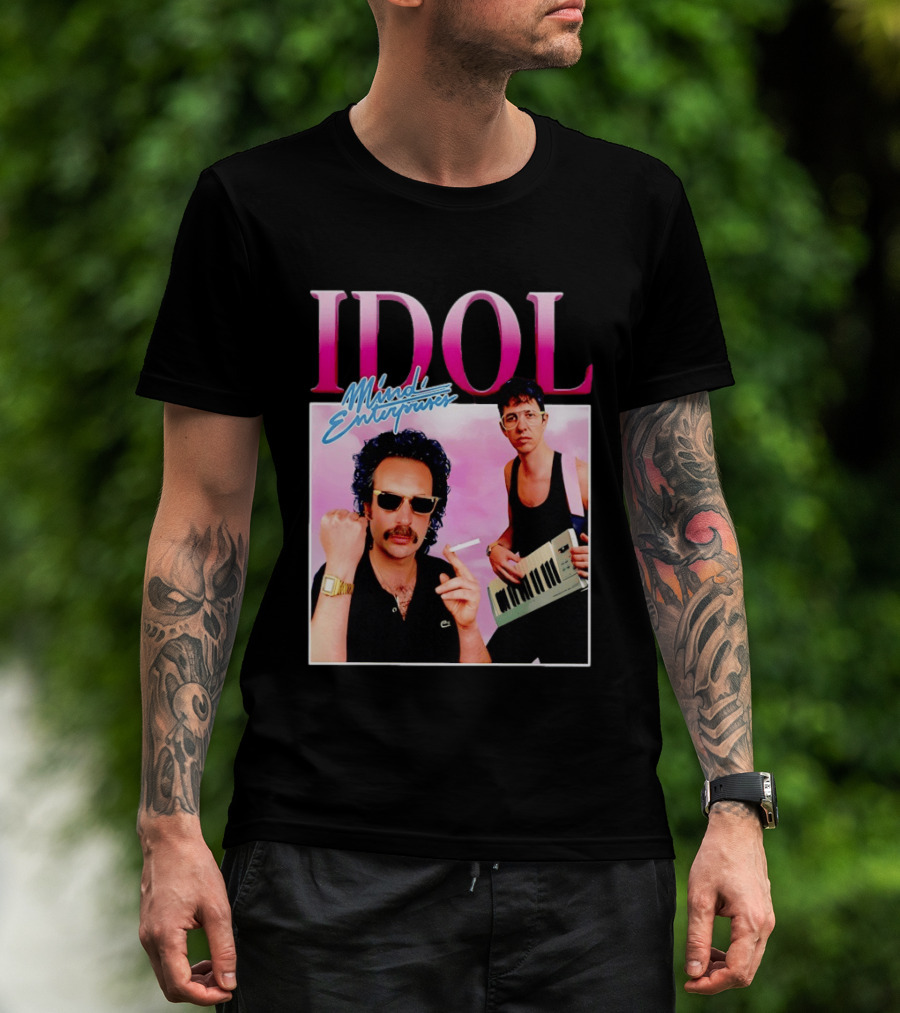 IDOL Mindi Enterprises Band Photo Retro 80s T-Shirt