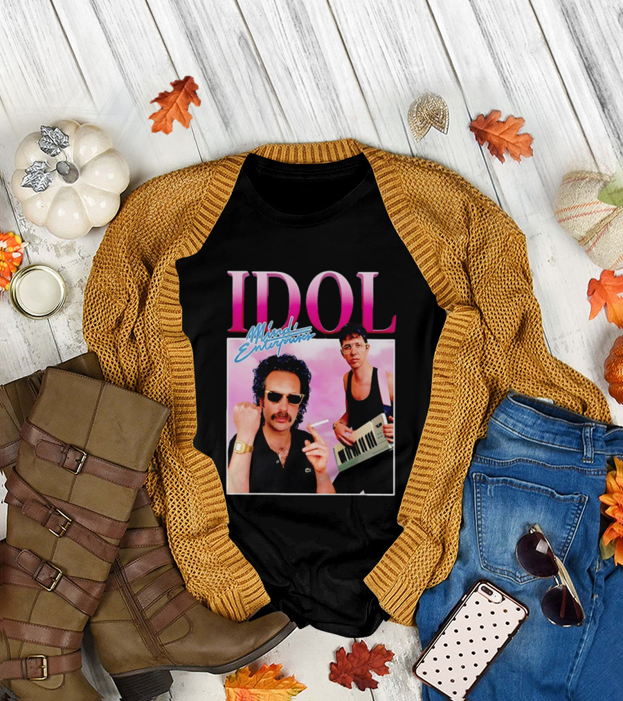 IDOL Mindi Enterprises Band Photo Retro 80s T-Shirt