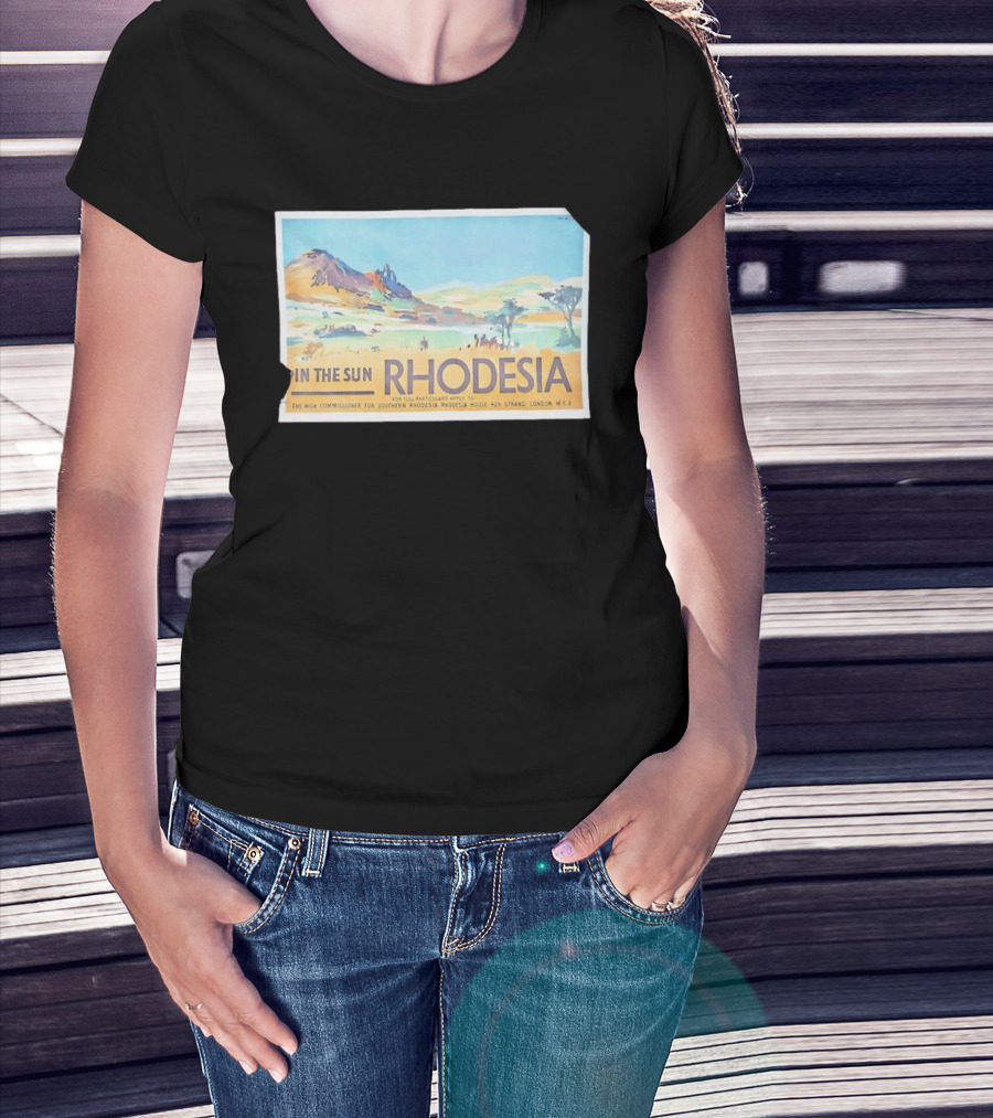 In The Sun Rhodesia The High Commissioner For Southern Rhodesia House London Travel T-Shirt