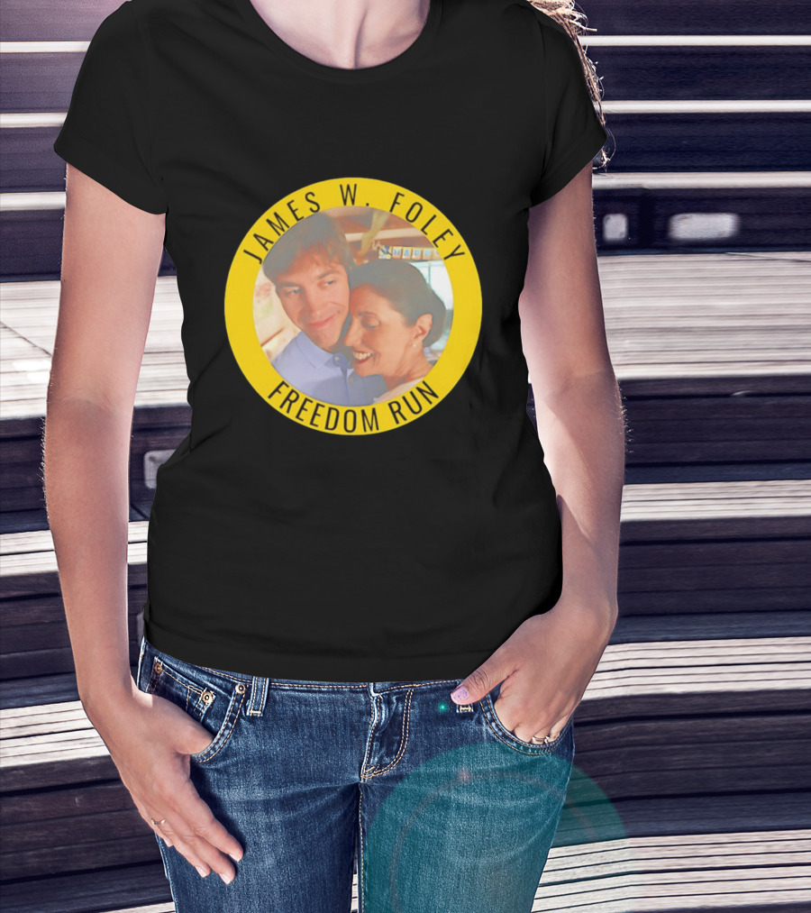 James W Foley Freedom Run Memorial Charity Event T-Shirt