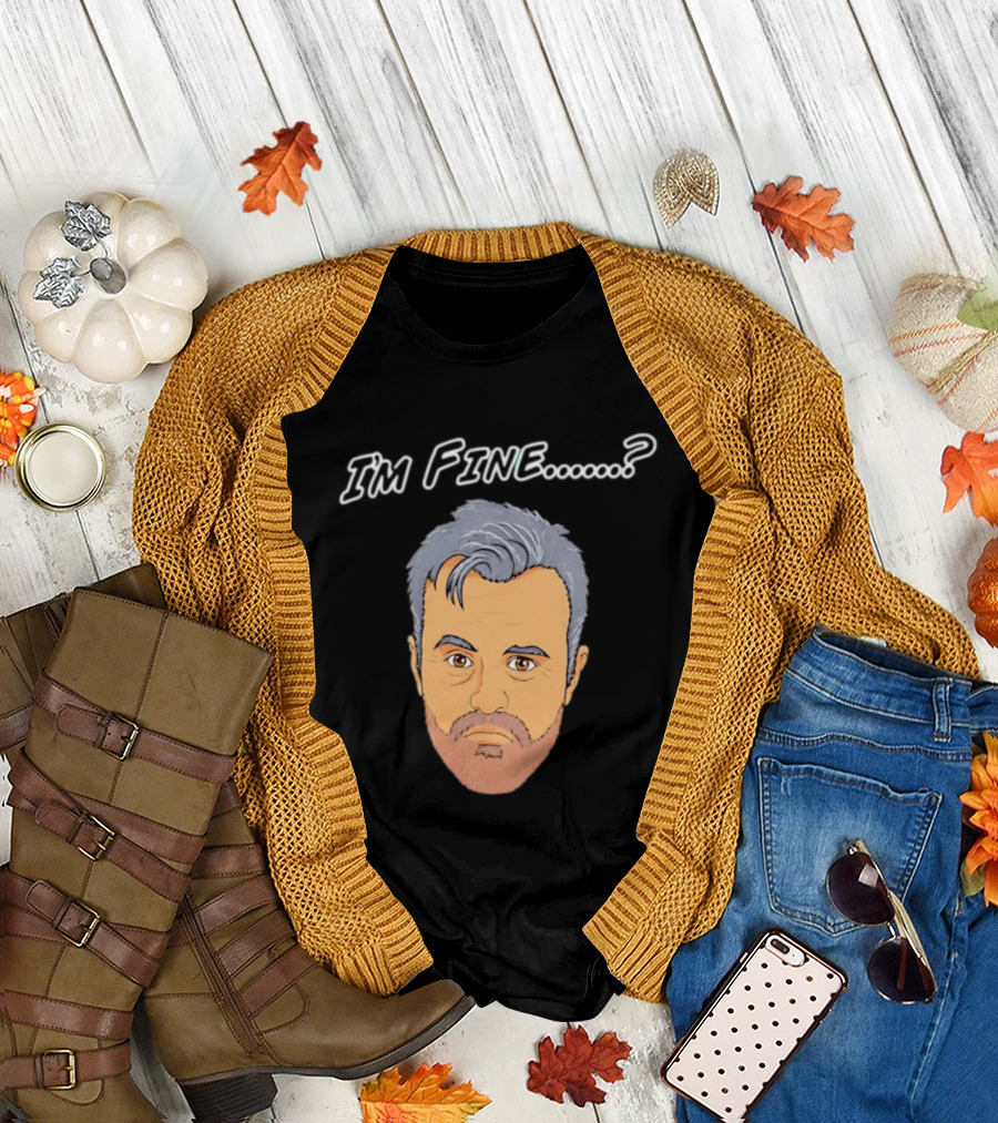 I'm Fine Meme Joey Tribbiani Friends Matt LeBlanc T-Shirt