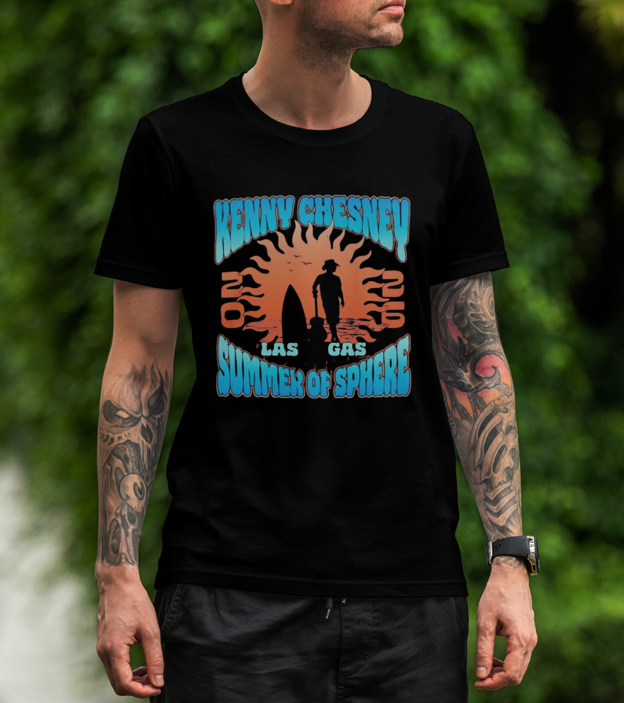 Kenny Chesney 2025 Summer Of Sphere Las Vegas T-Shirt
