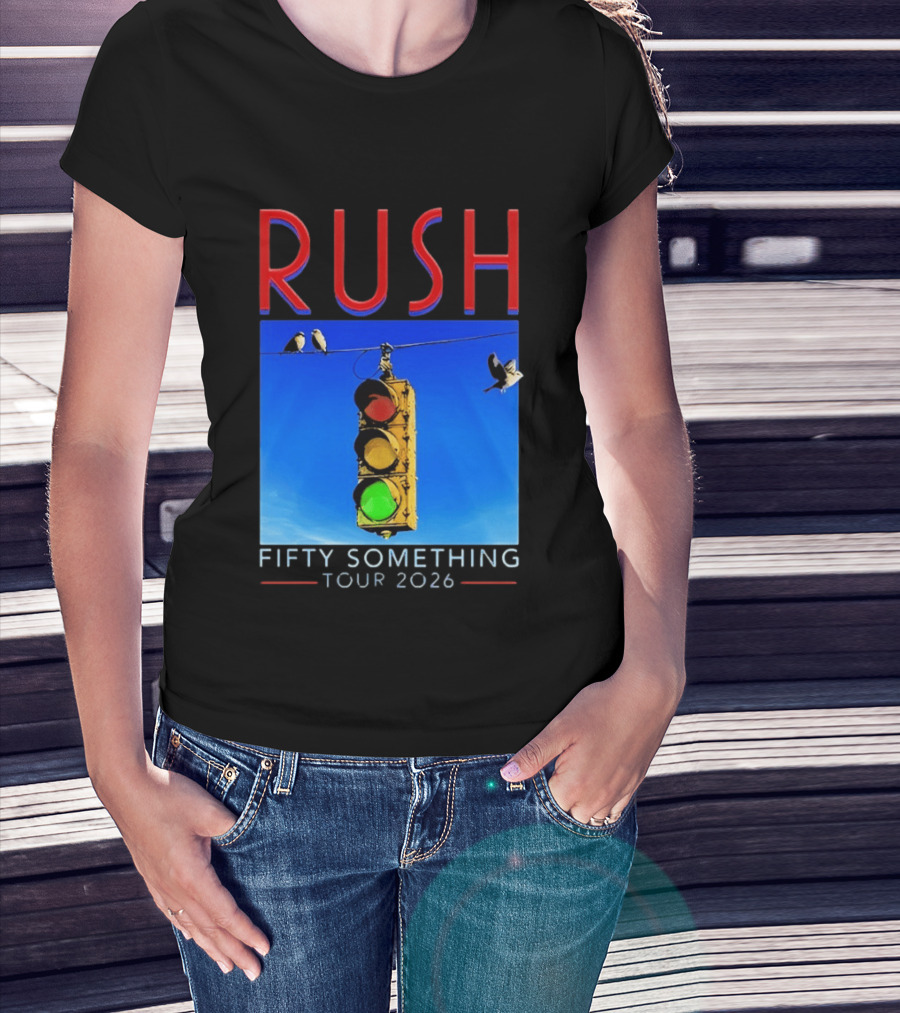Rush Fifty Something Tour 2026 Traffic Light T-Shirt