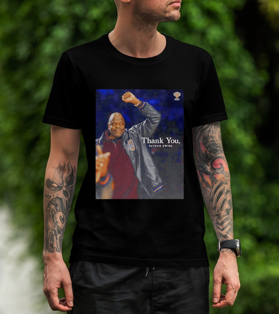 Thank You Patrick Ewing New York Knicks NBA Legends T-Shirt