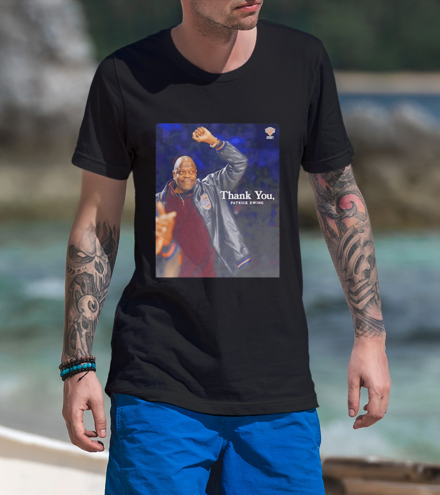 Thank You Patrick Ewing New York Knicks NBA Legends T-Shirt