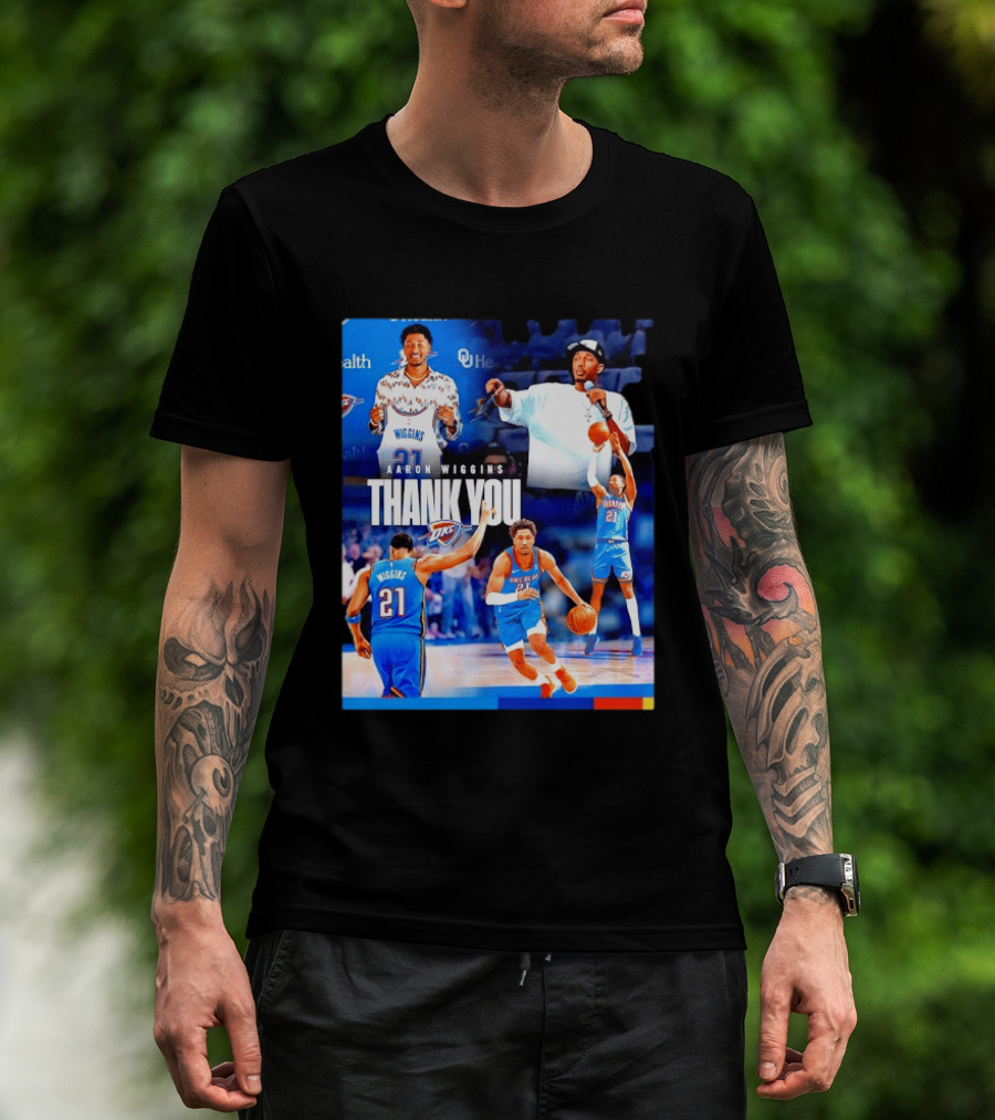 Aaron Wiggins Oklahoma City Thunder Thank You T-Shirt