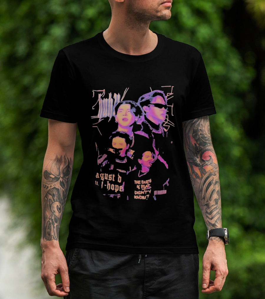 Agust D Ft J Hope Huh Bootleg BTS T-Shirt