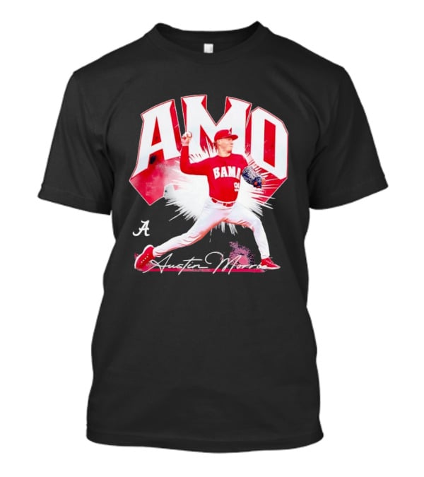 Austin Morris NCAA Baseball Alabama Crimson Tide Collage T-Shirt