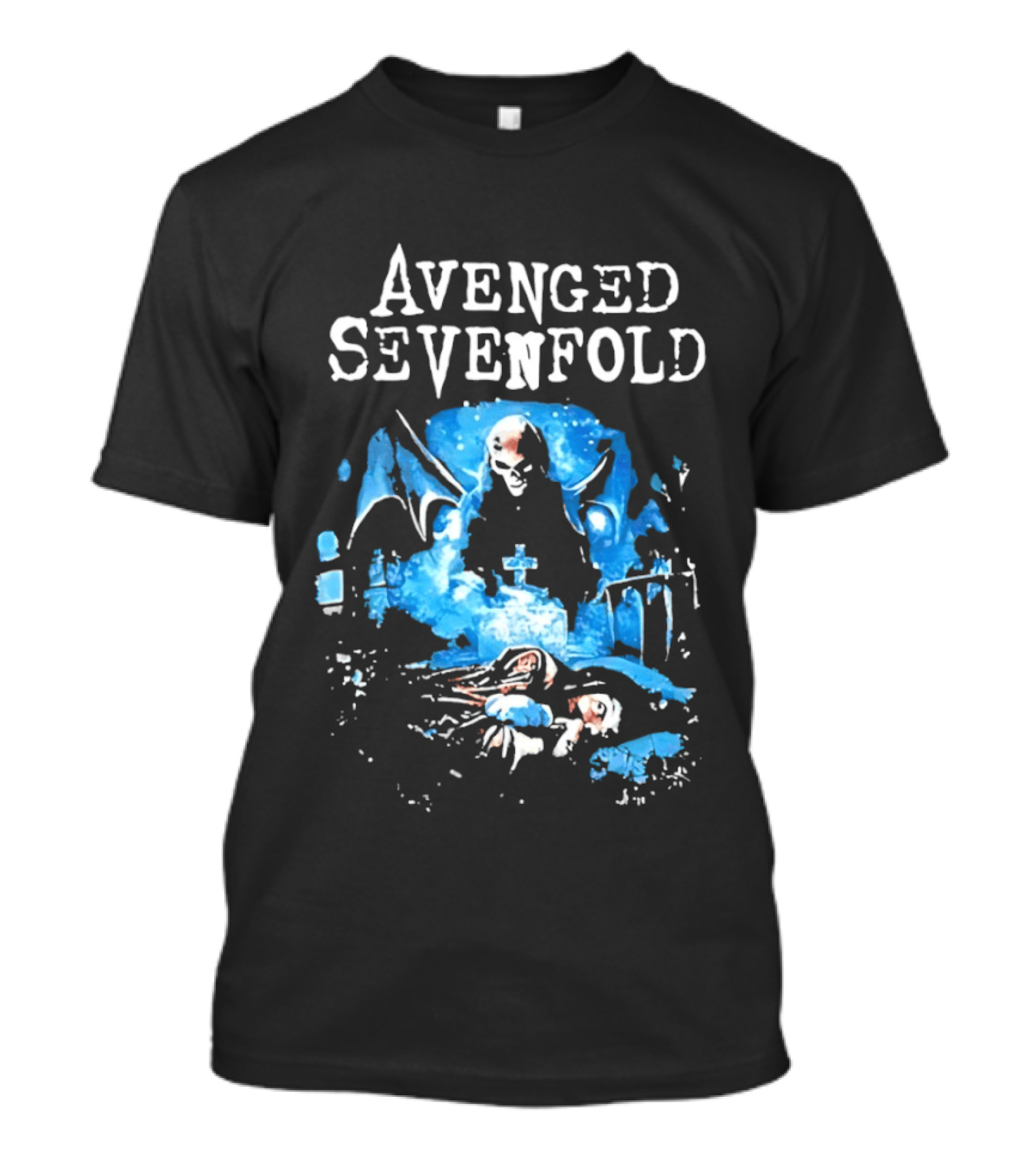 Avenged Sevenfold Grim Reaper Grave Heavy Metal T-Shirt
