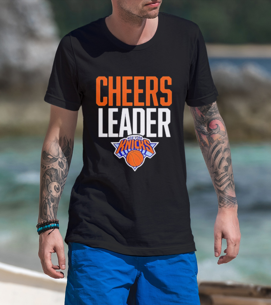 Cheers Leader New York Knicks NBA Basketball T-Shirt