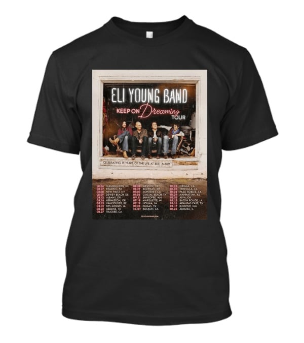 Eli Young Band Keep On Dreaming Tour USA 2026 T-Shirt