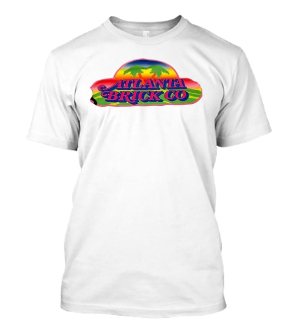 Atlanta Brick Co Retro Palm Tree Sunset T-Shirt