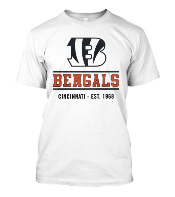 Cincinnati Bengals B Logo Est 1968 T-Shirt