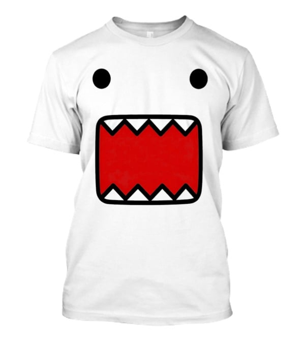 Domo Kun Face Expression With Red Teeth T-Shirt