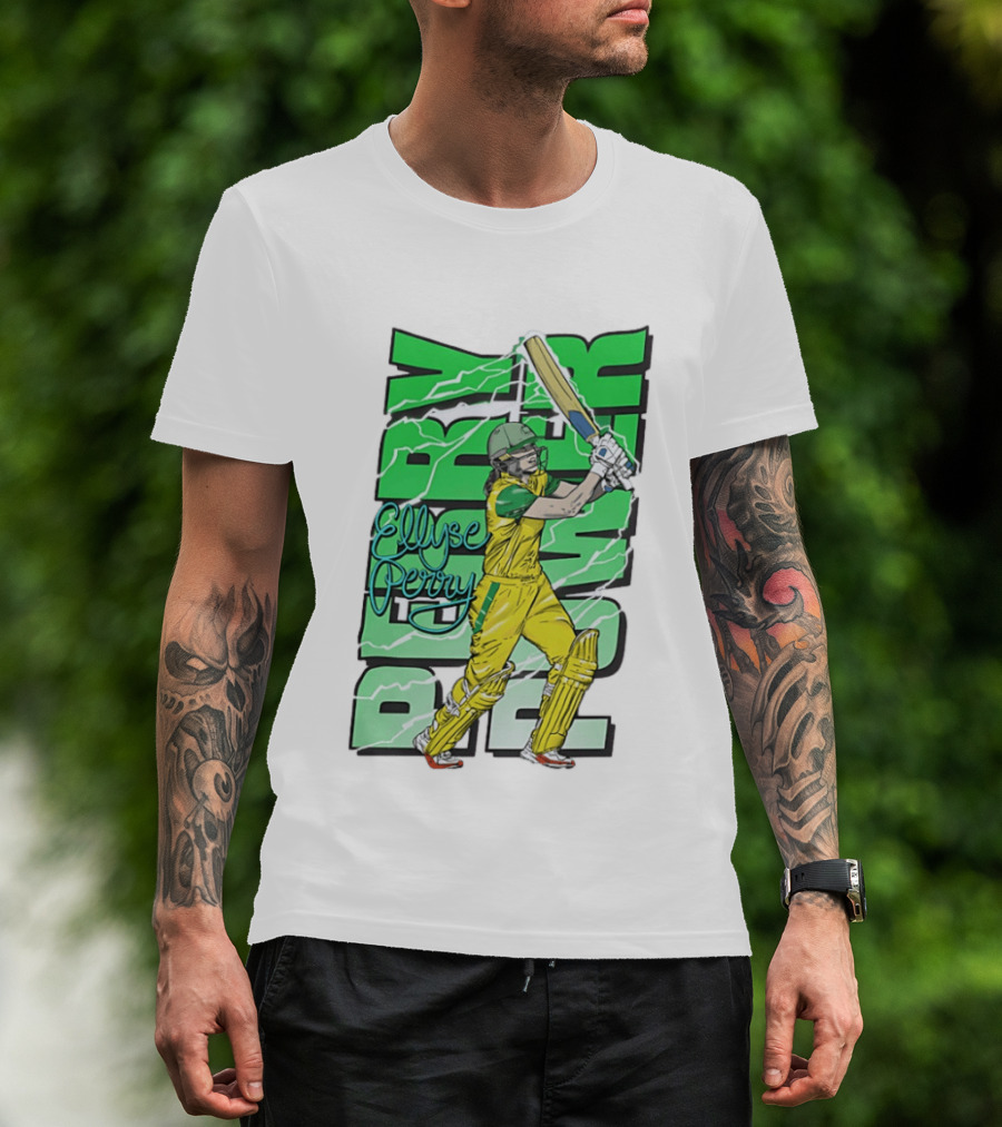 Ellyse Perry Australian Power Cricket Player Australia T-Shirt