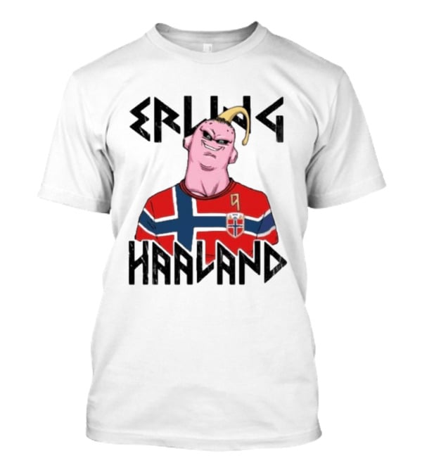 Erling Haaland Majin Buu Dragon Ball Norway Jersey Soccer T-Shirt