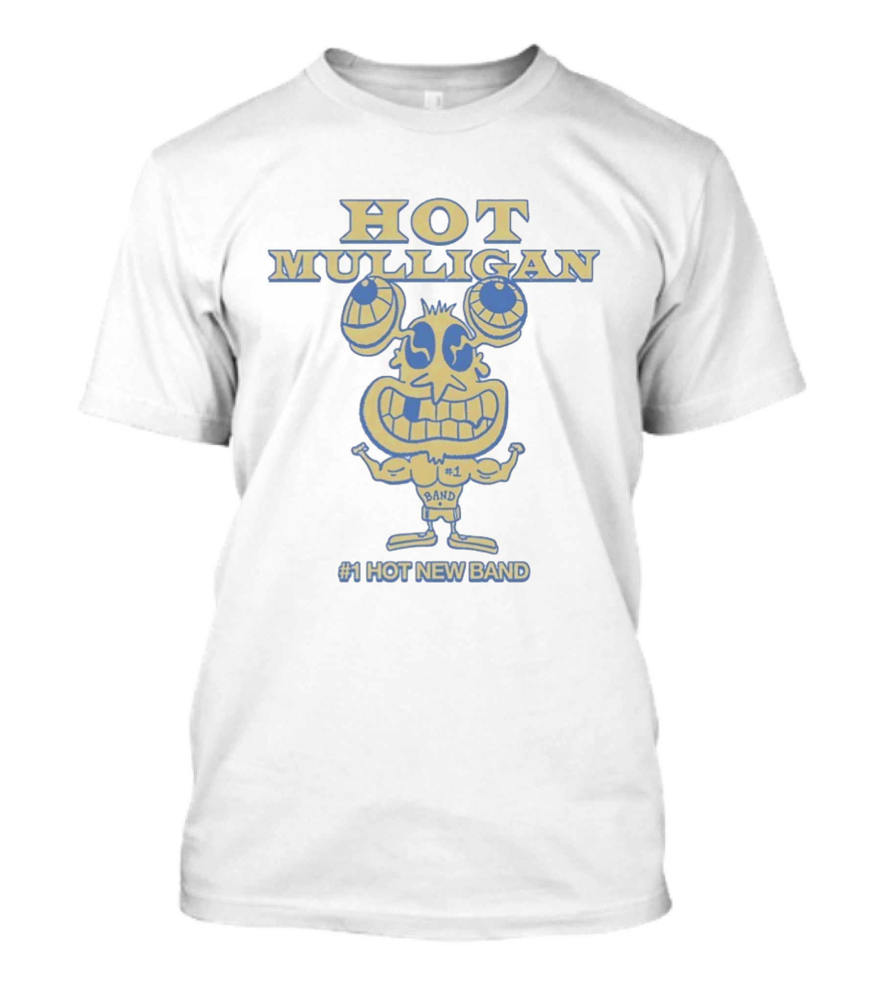 Hot Mulligan Number One Band Flexing Muscles Hot New Band T-Shirt