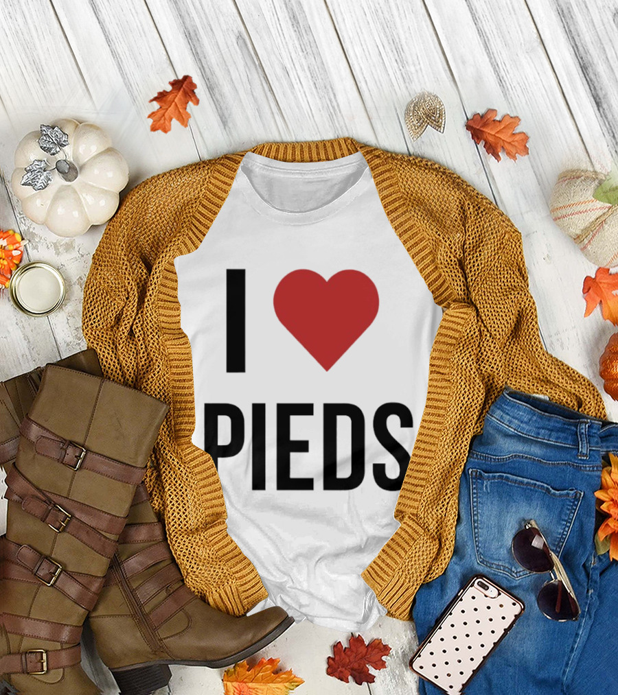 I Heart Pieds T-Shirt
