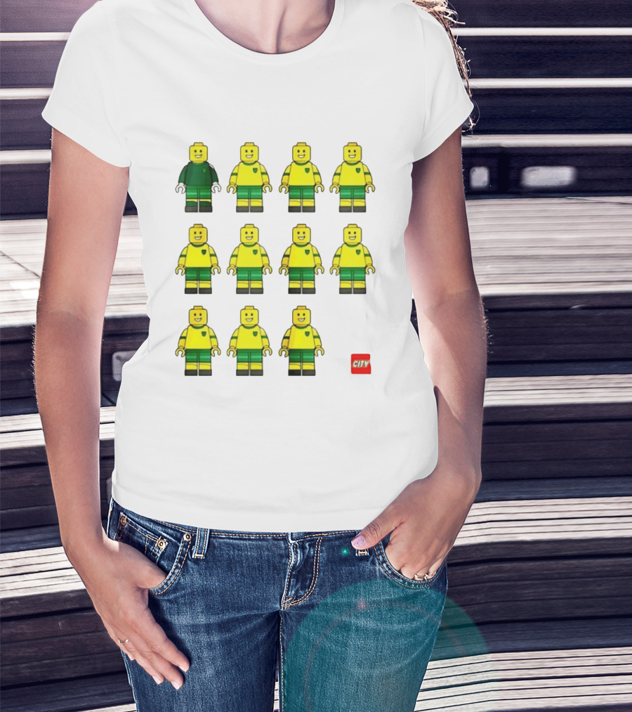 Norwich City F.C. Lego Minifigures Team Formation T-Shirt