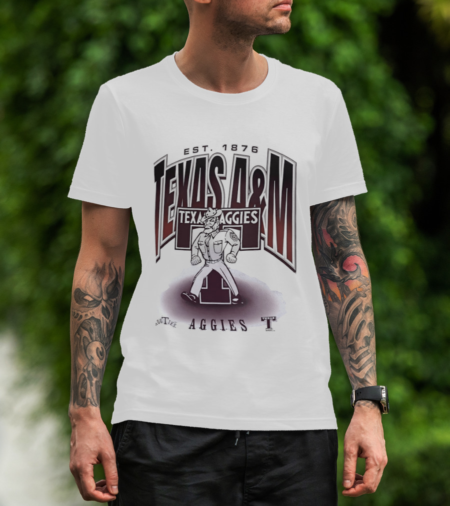 Texas A&M Aggies Est 1876 College Station Traditions Aggieland Football Texas T T-Shirt