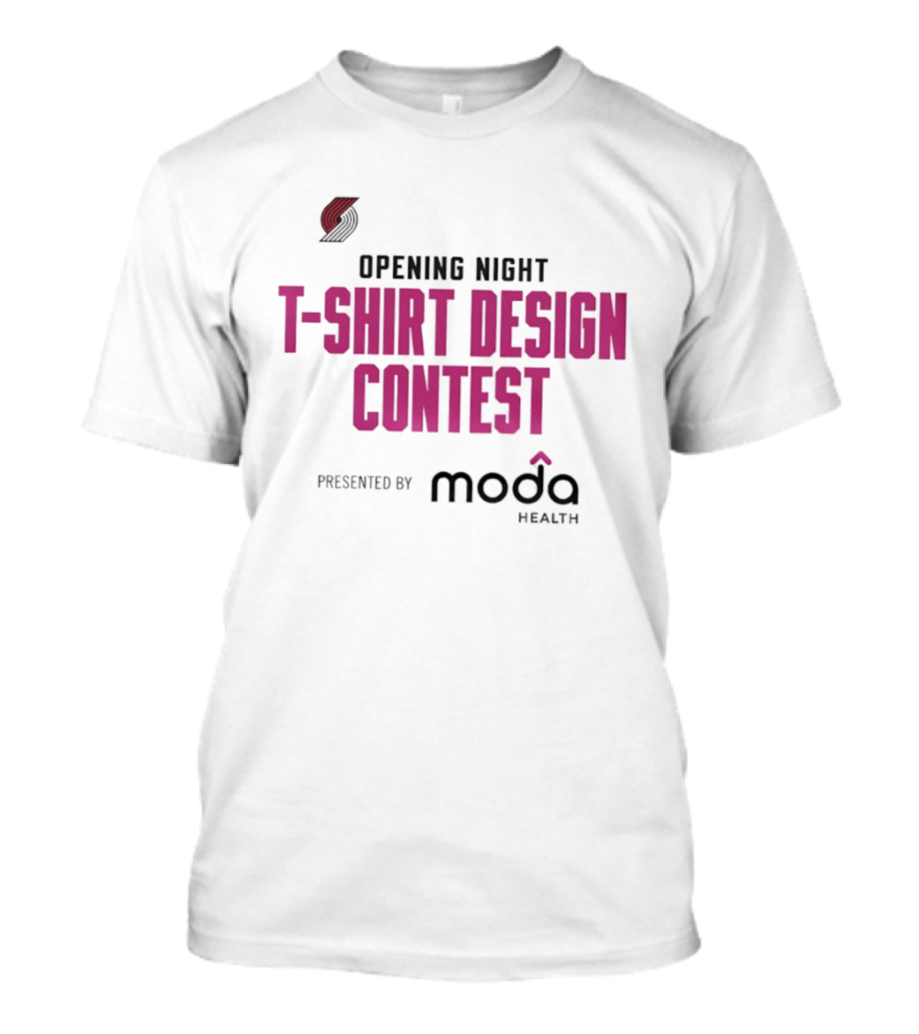 Portland Trail Blazers Opening Night Contest Moda Health T-Shirt