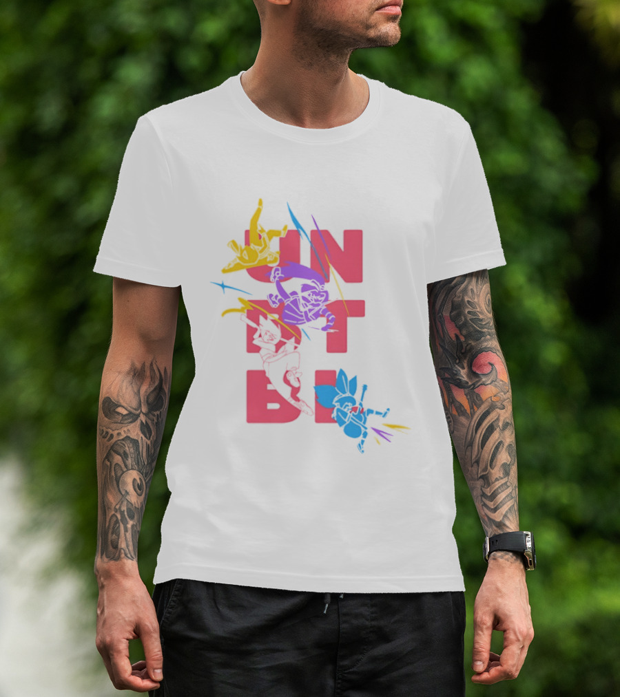 Unbeatable Anime Collage Manga Colorful T-Shirt