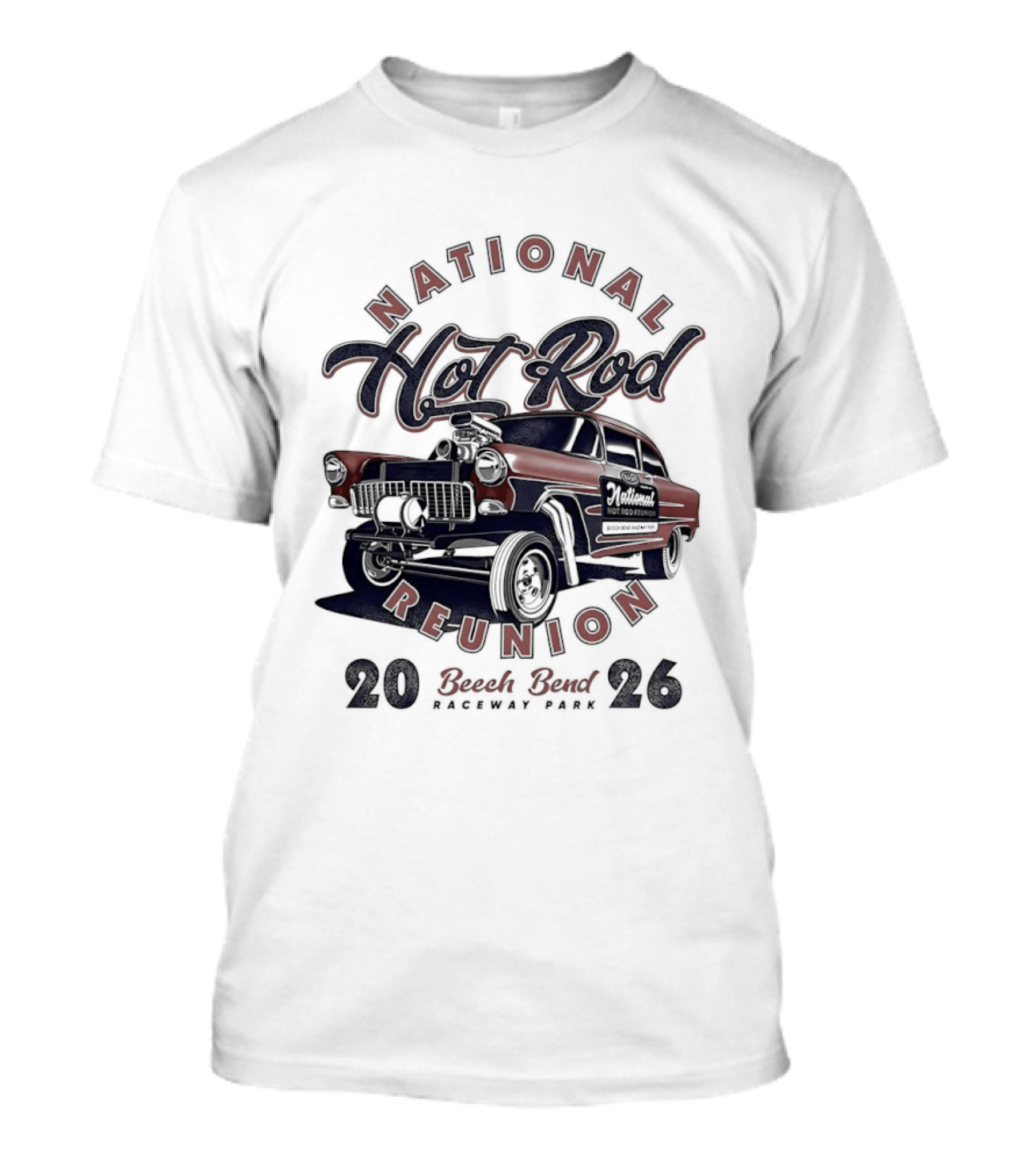 National Hot Rod Reunion 2026 Beech Bend Raceway Park T-Shirt