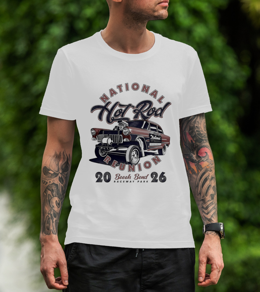 National Hot Rod Reunion 2026 Beech Bend Raceway Park T-Shirt