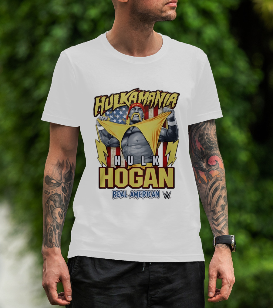 Hulkamania Hulk Hogan Real American WWE Legend T-Shirt