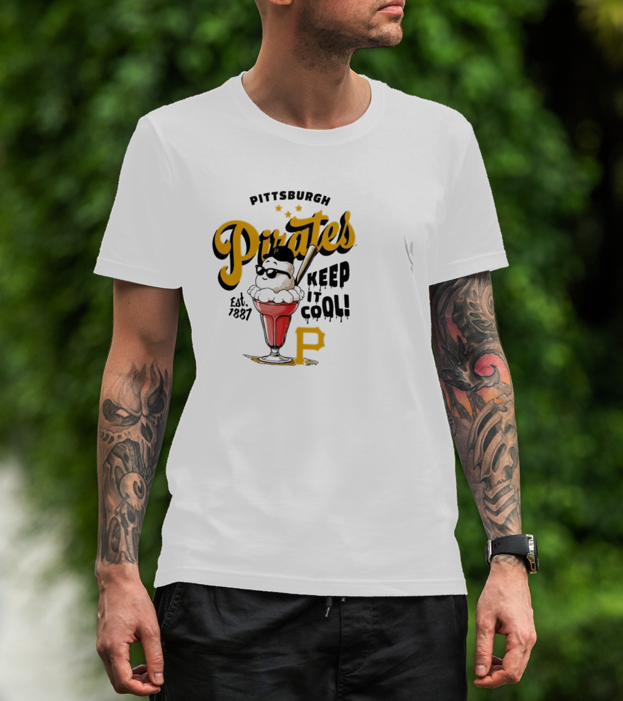 Pittsburgh Pirates Keep It Cool Est 1887 Ice Cream Sundae T-Shirt